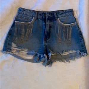 Never been worn before Nature denim shorts